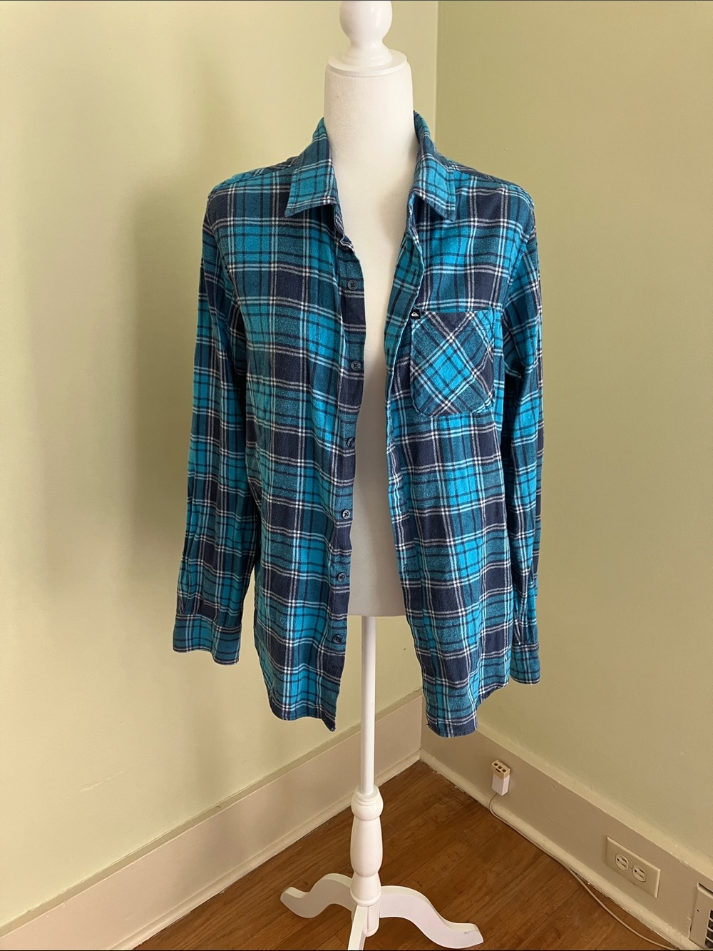 Quicksilver Blue Flannel